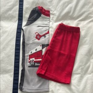 Kids Fire Truck Pajama Set
